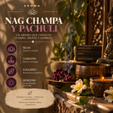 Incienso Temple Bells Nag Champa y Pachuli