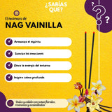 Incienso Nag Champa y Vainilla Jardin - Goloka