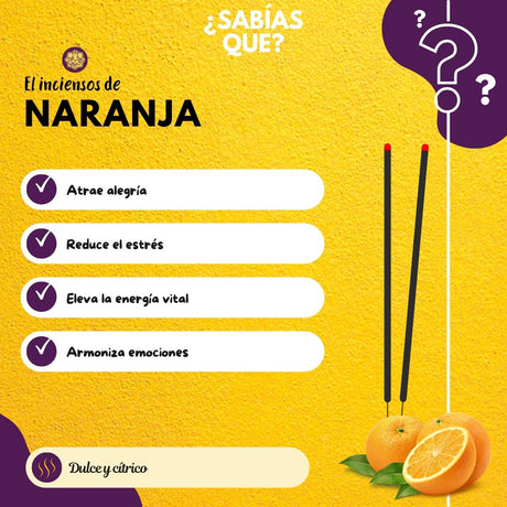 Incienso Naranja Jardin - Alaukik