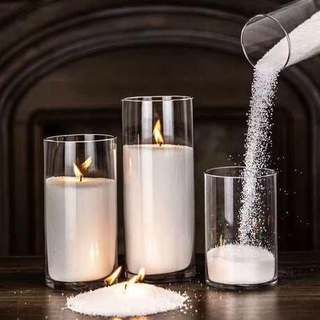 Porta Vela de Arena Perlada 6,5x6 cm