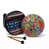 Hand Drum Tambor - Happy Mandala Aurora Mediano