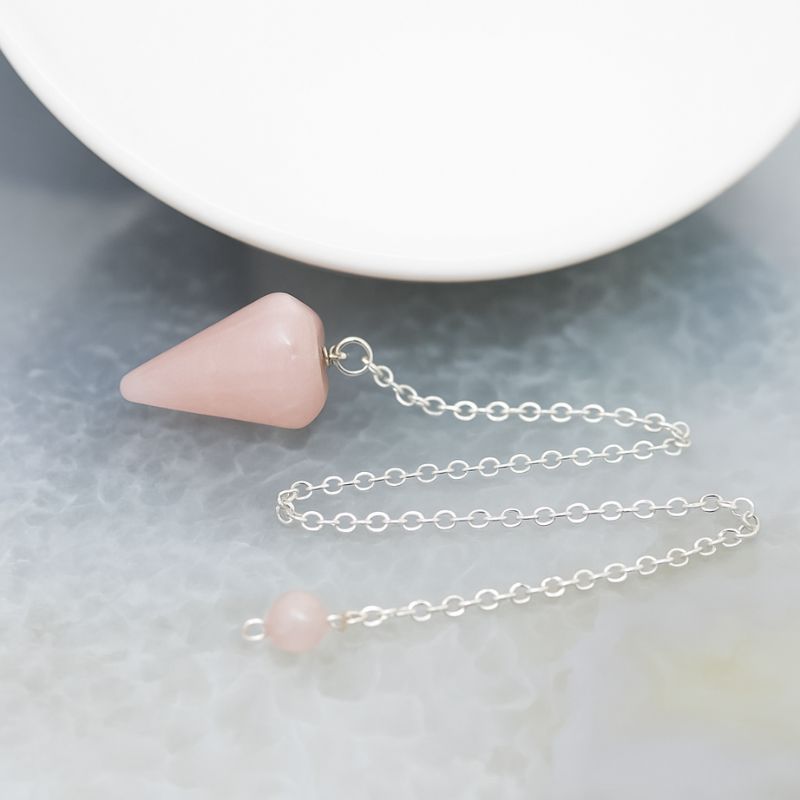 Péndulo Mini - Cuarzo Rosa