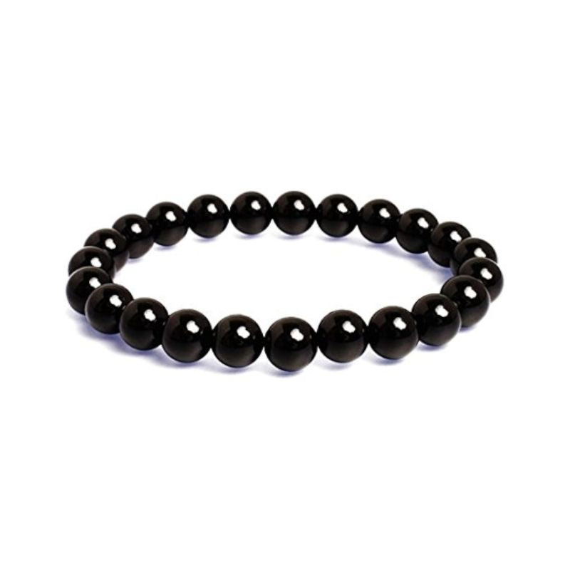 Pulsera Turmalina Negra 8mm