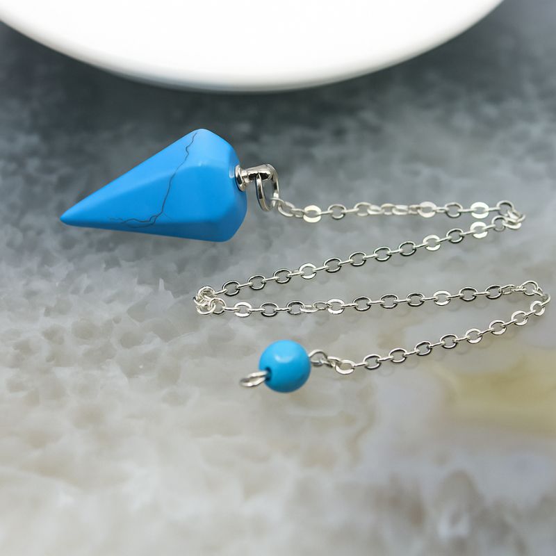 Péndulo Mini - Howlita Azul