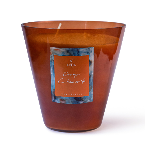 Vela Aromática Naranja Manzanilla Tapered Jar - Lumiere du Ciel