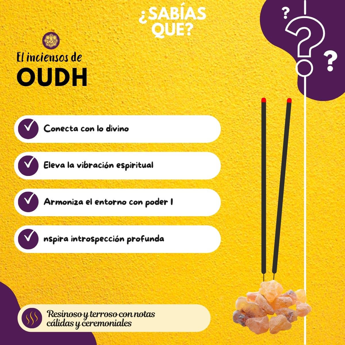 Incienso Dhoop Oudh - Nikhil's