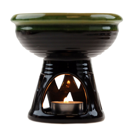 Difusor de Ceramica Magno Verde Negro