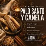 Incienso Palo Santo + Canela