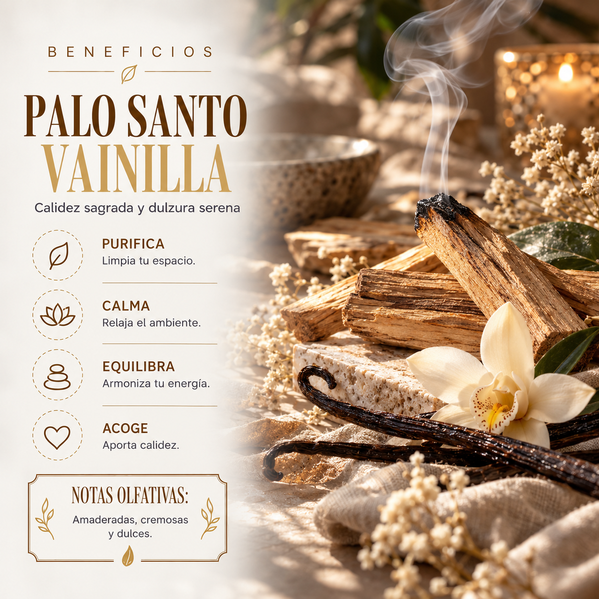 Sahumerio en Polvo Vainilla y Incienso