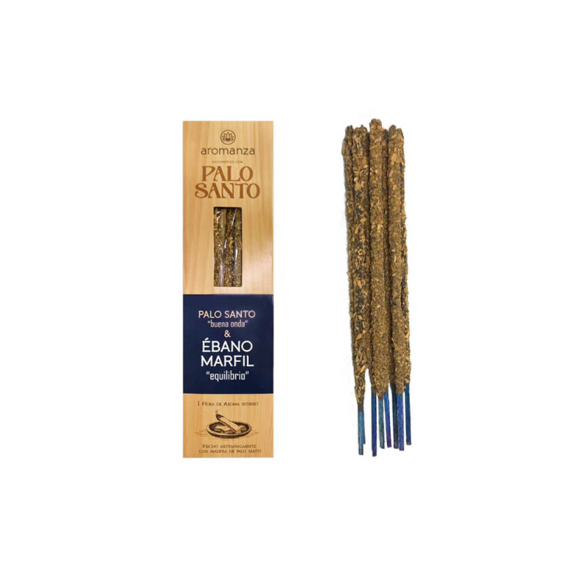 Palo Santo Buena Onda de Ebano Marfil - Aromanza