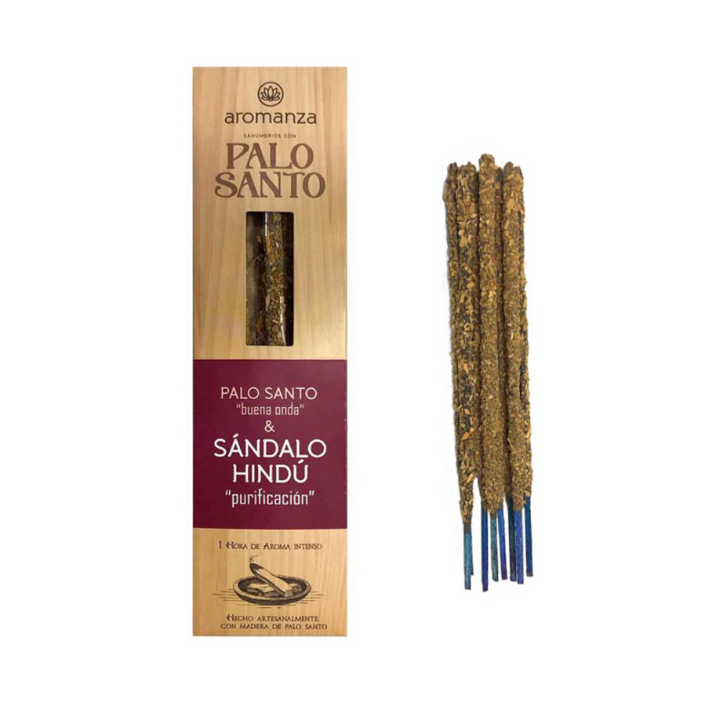 Palo Santo Buena Onda de Sandalo Hindu - Aromanza