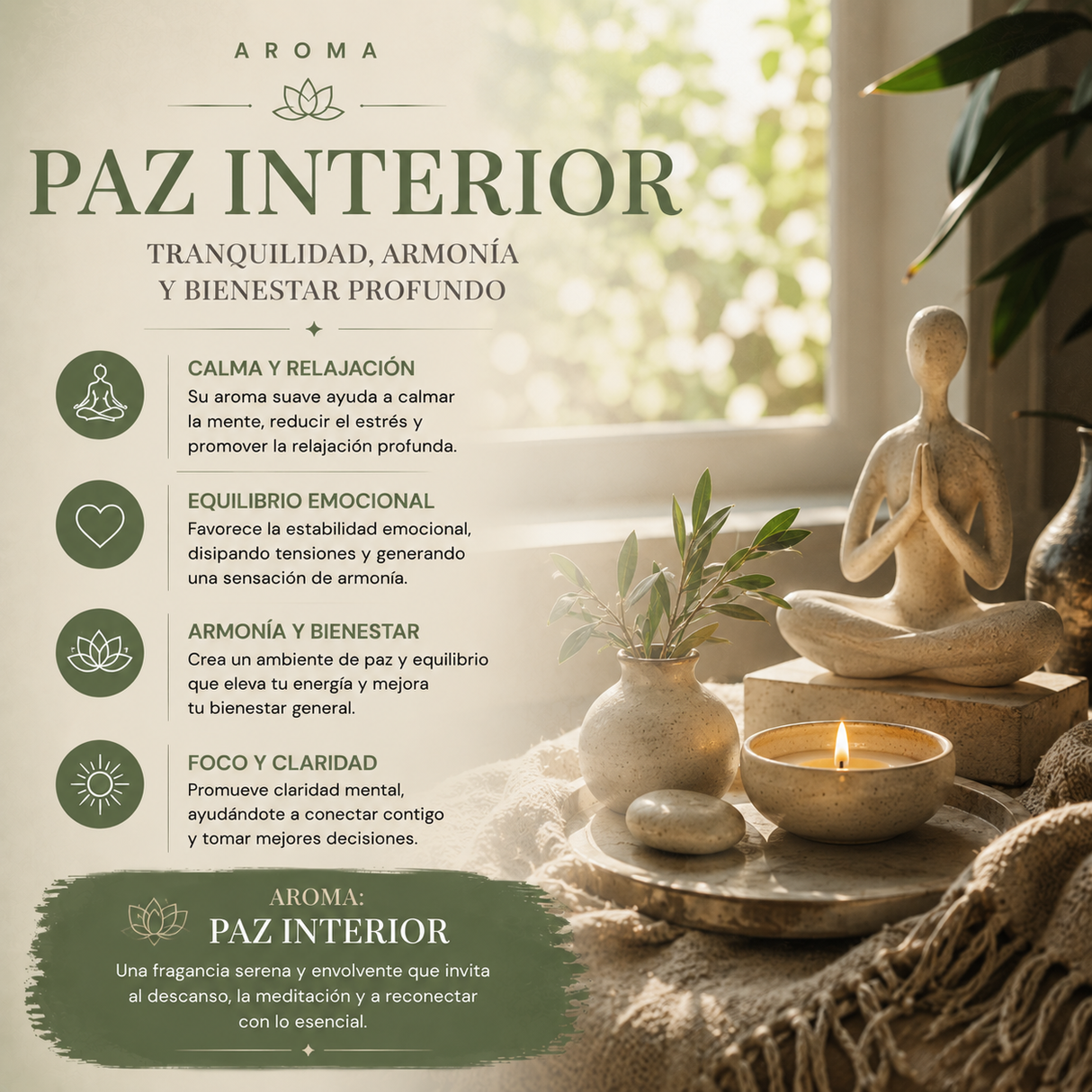 Incienso Calma Crystal Energy