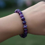 Pulsera Agata Morada 8mm