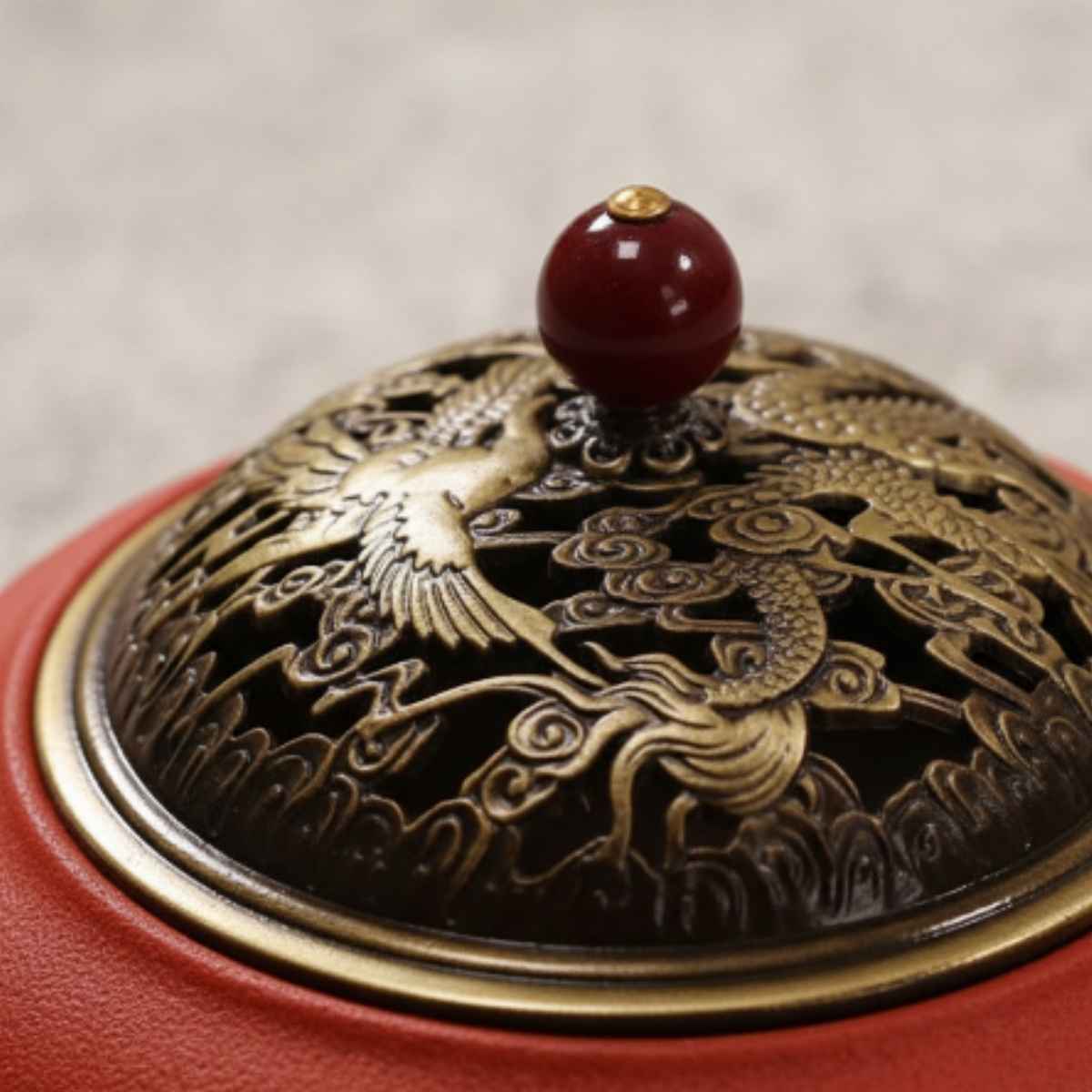 Quemador de Resina Bowl Red