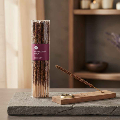 Sahumerio Artesano Palo Santo Rosa 20u