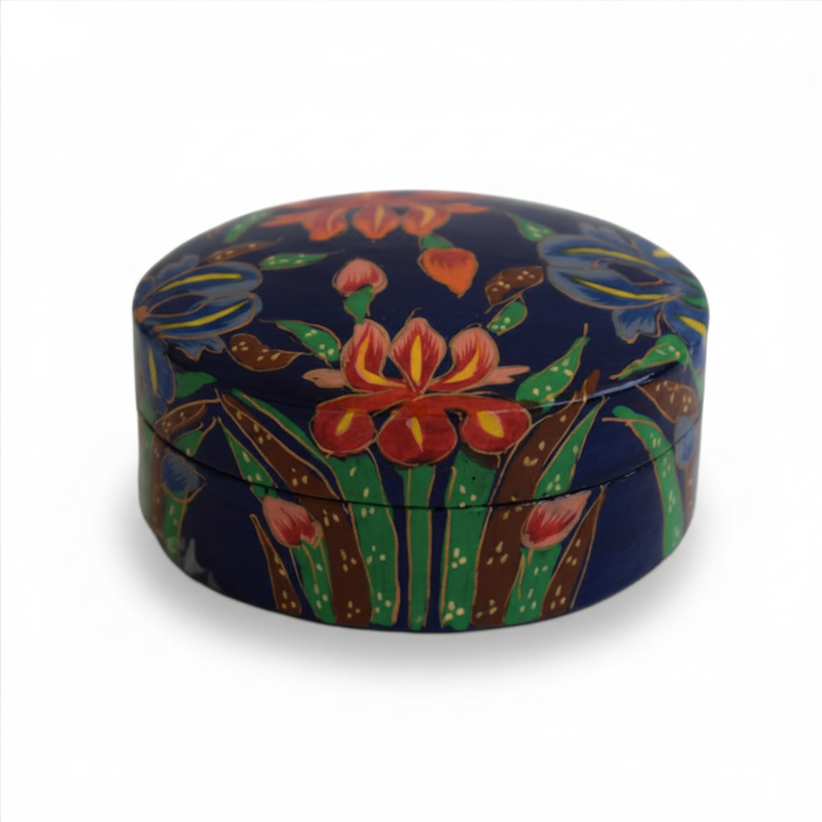 Cajita de Sueños Oval Azul Oscuro