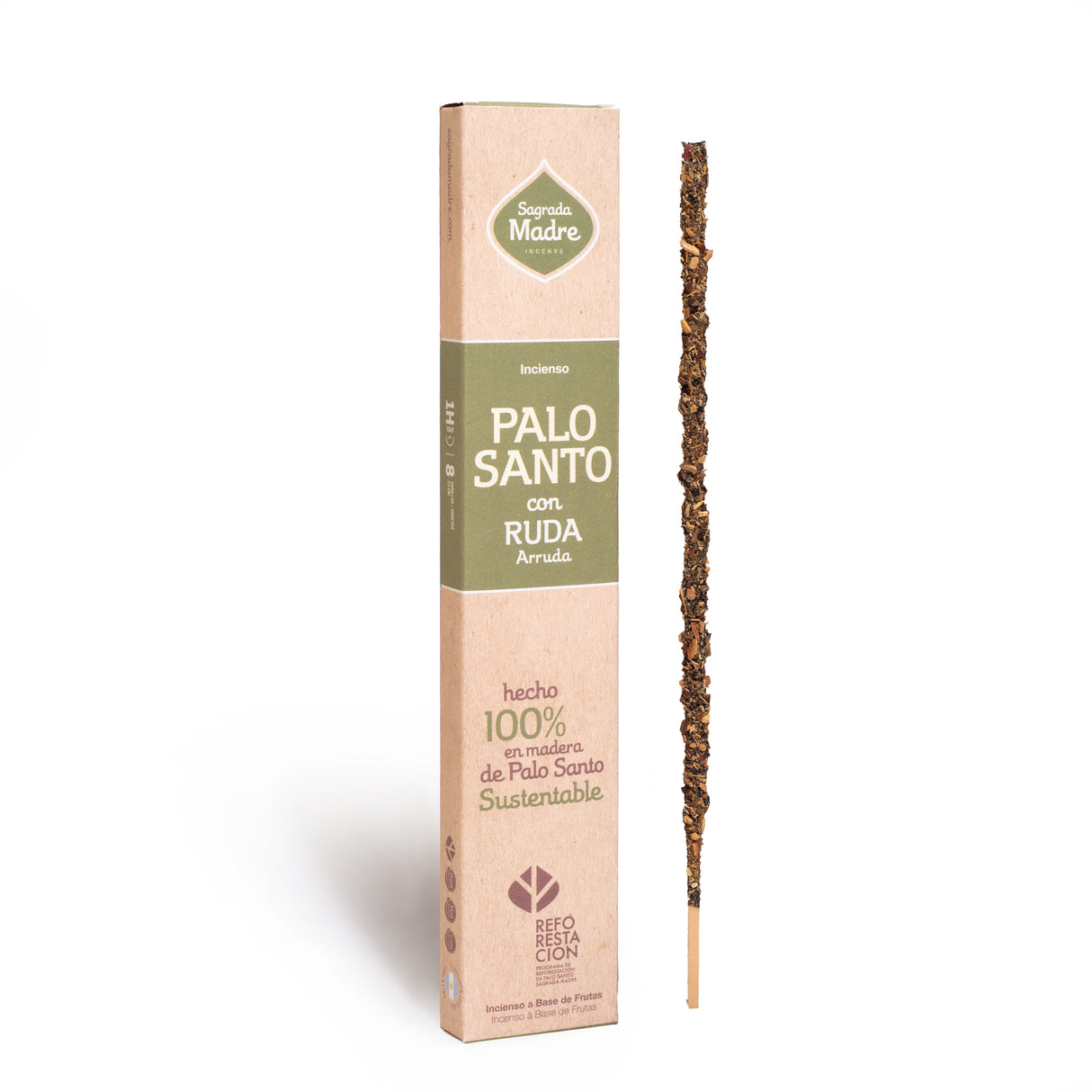 Varilla Sahumerio Palo Santo con Ruda - Sagrada Madre