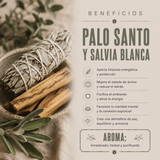 Incienso Salvia Blanca + Palo Santo