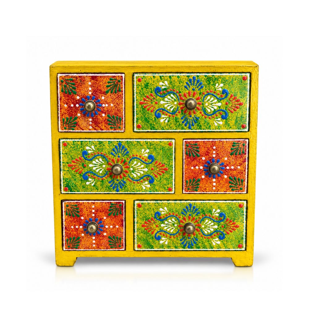 Cajonera India Shine 6 Cajones