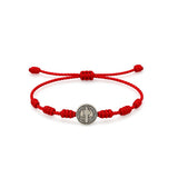 Pulsera Hilo Rojo Nudos San Benito