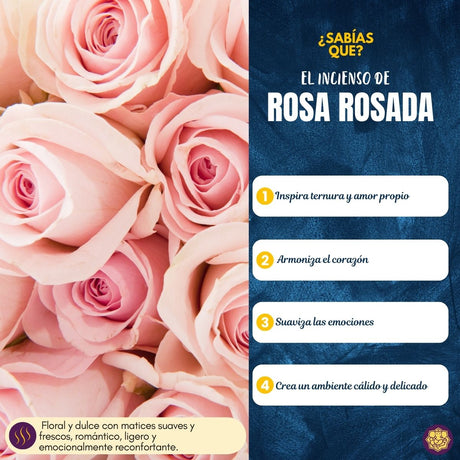 Incienso Natural Rosa Dulce - Alaukik