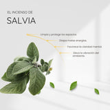 Incienso Natural Organico Salvia Blanca - Song of India