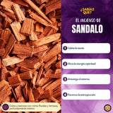 Incienso Cascada Sandalwood 120 conos - Satya
