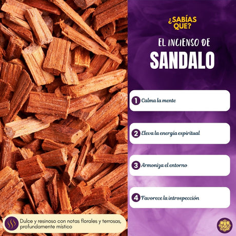 Incienso Orgánico Sandalwood - Goloka