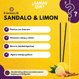 Incienso Jardin Heritage Sandalo con Limon - Namaste India