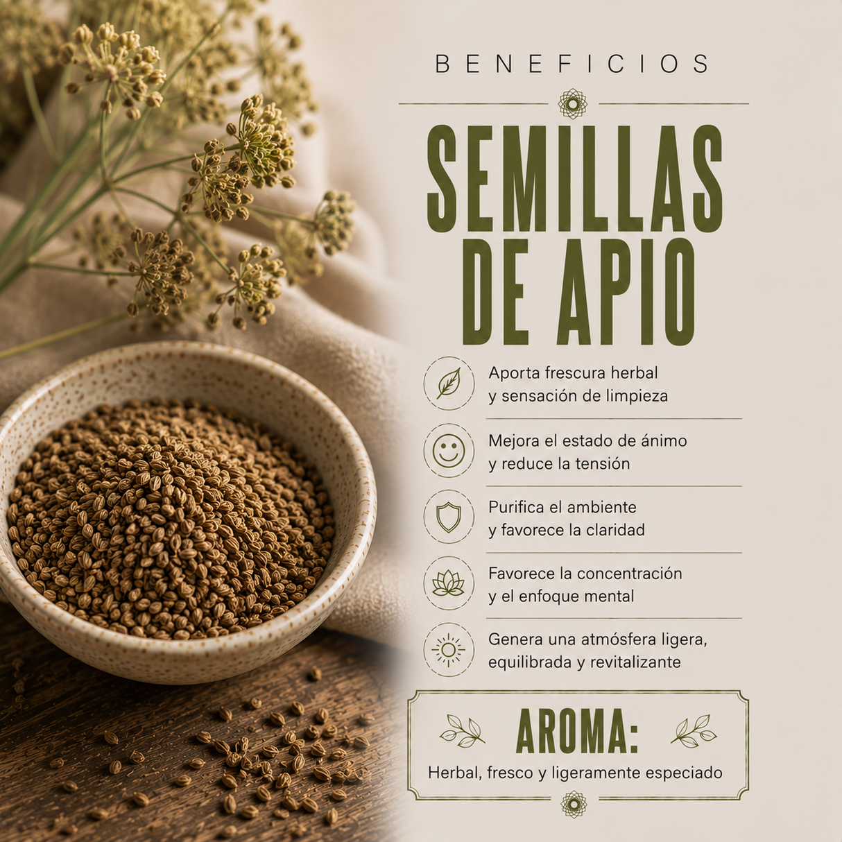 Aceite Esencial Semillas de Apio