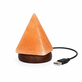 Lampara de Sal del Himalaya Piramide Led Mini