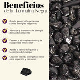 Pulsera Turmalina Negra 6mm