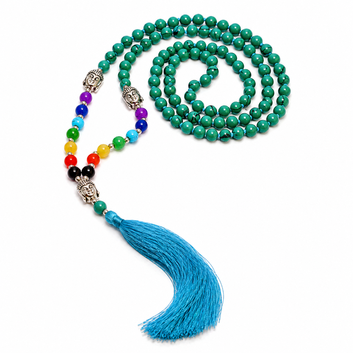 Japa Mala Buda Turquesa 6mm