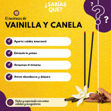 Incienso Natural Vainilla y 7 Canelas - Goloka