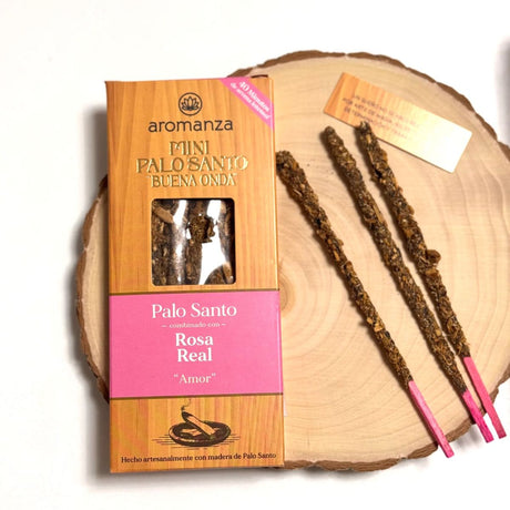 Mini Palo Santo Buena Onda Rosa - Aromanza