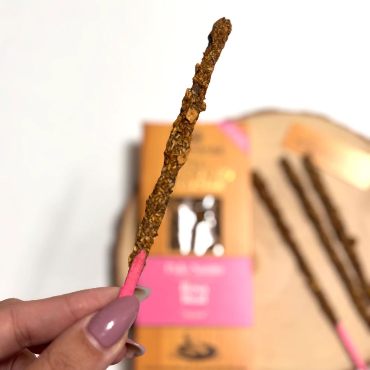 Sahumerio Palo Santo Buena Onda Mini Rosa Real - Aromanza