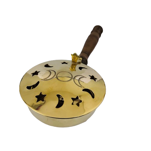Quemador De Resina con Mango - Diseño Estrella Luna