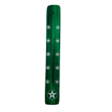 Tabla Porta Incienso Madera: Estrella Verde