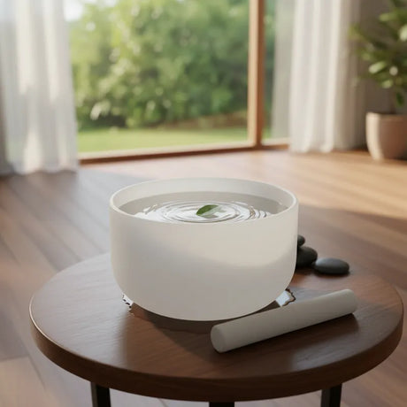 Cuenco Tibetano Cuarzo 6 Pulgadas Nota MI