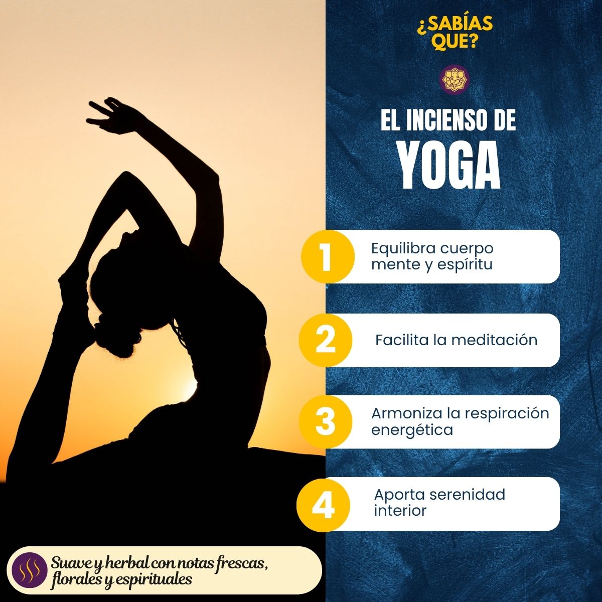 Incienso Natural Yoga - Spiritual