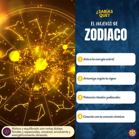 Incienso Natural Zodiac - Namaste India