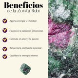 Pulsera Zoisita Rubi 8mm