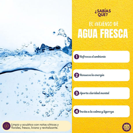 Incienso Natural Agua Fresca - Alaukik