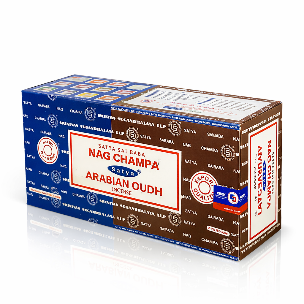 Incienso Duo Nag Champa y Arabian Oudh
