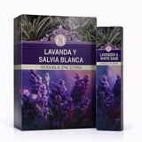 Incienso Lavanda y Salvia Blanca