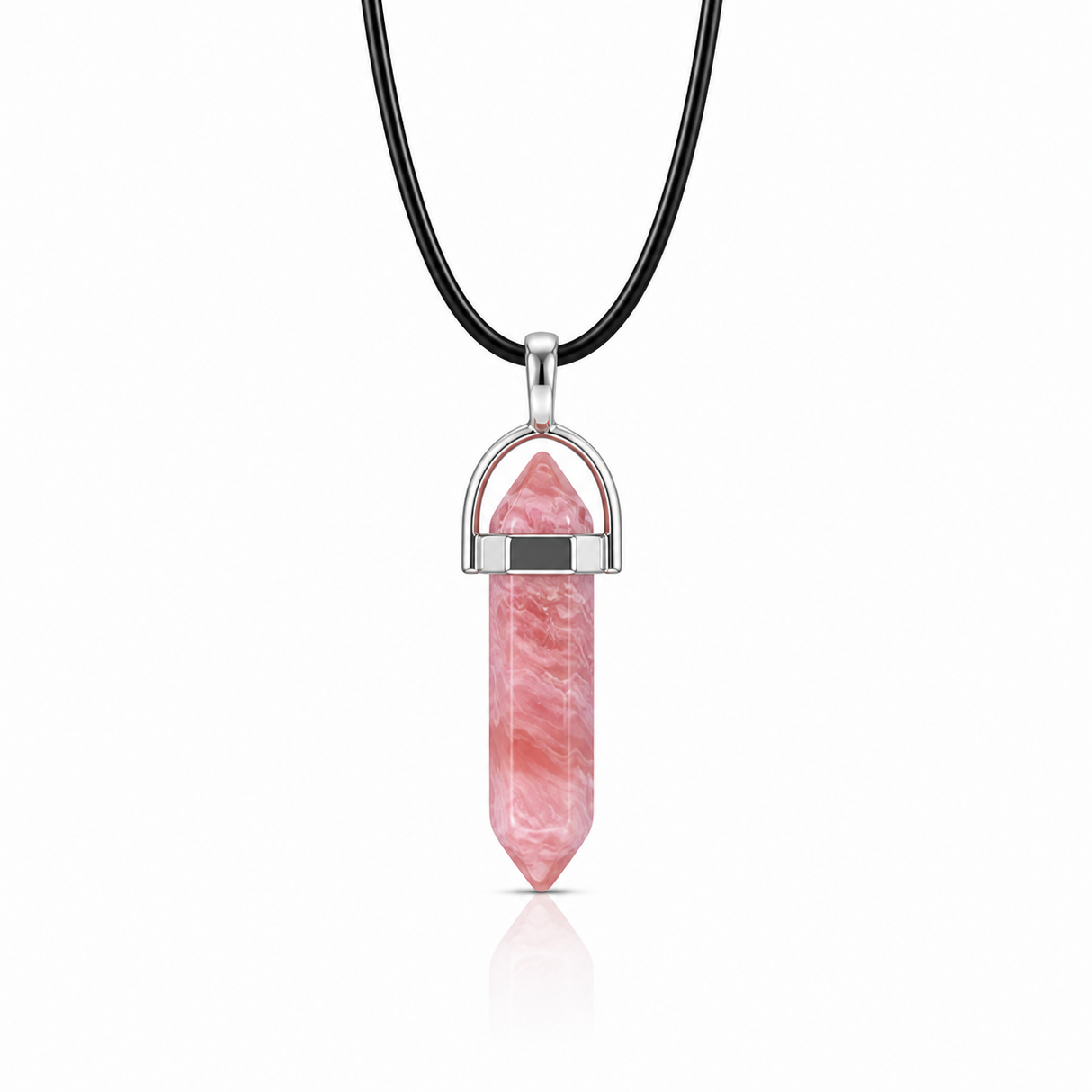 Collar de Punta Cuarzo Cherry