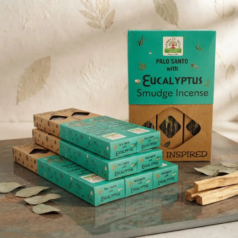 Incienso Orgánico Palo Santo con Eucalipto