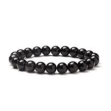 Pulsera Turmalina Negra 6mm