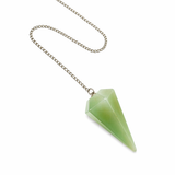 Péndulo Pirámide Jade Grande