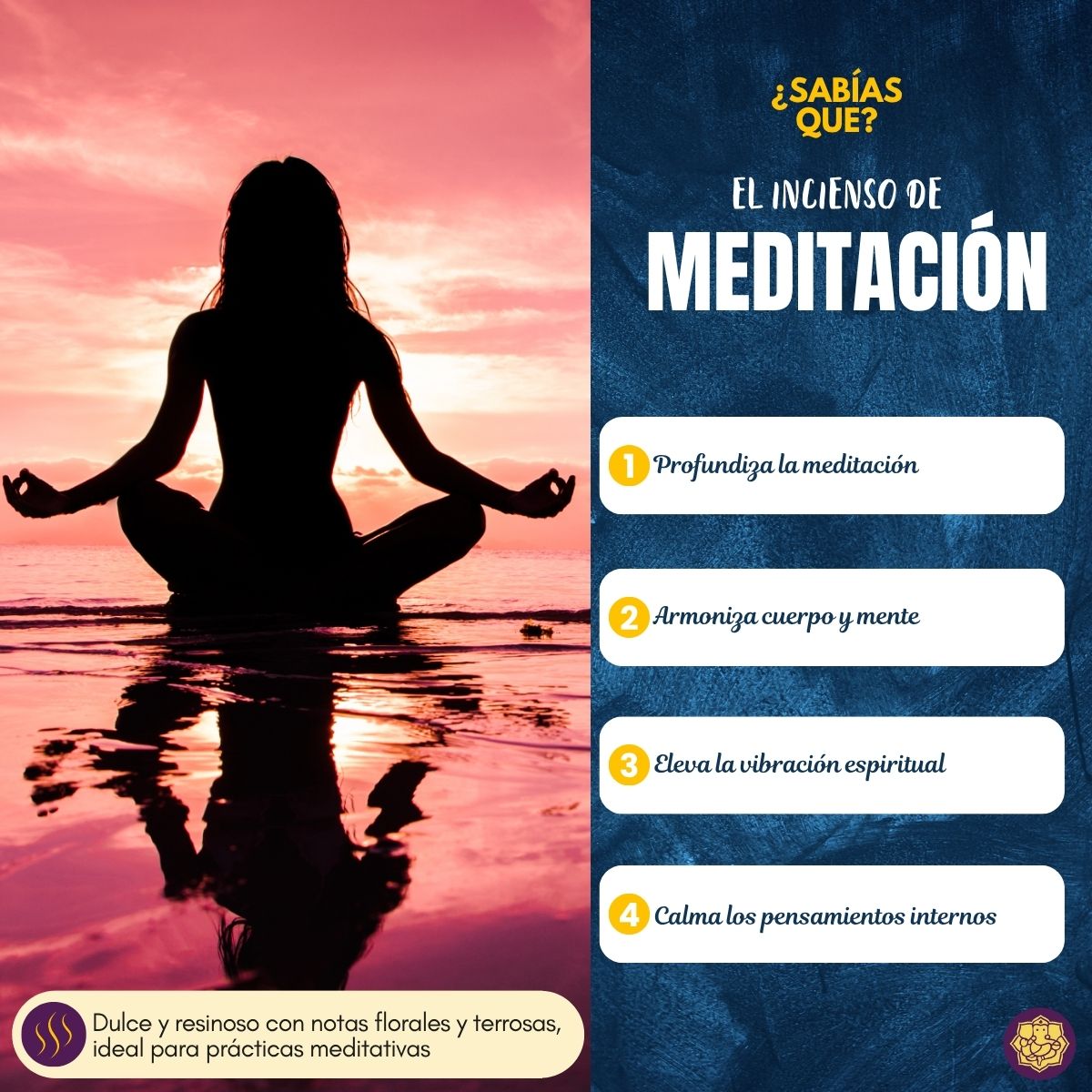 Incienso Natural Meditation - Mavana